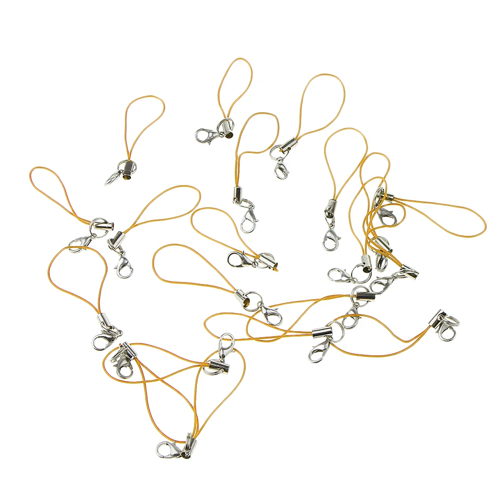 

20pcs Universal Strap Lanyard For phone charm CellPhone Camera Keychain Pendant DIY Rope Handmade Jewelry Accessories