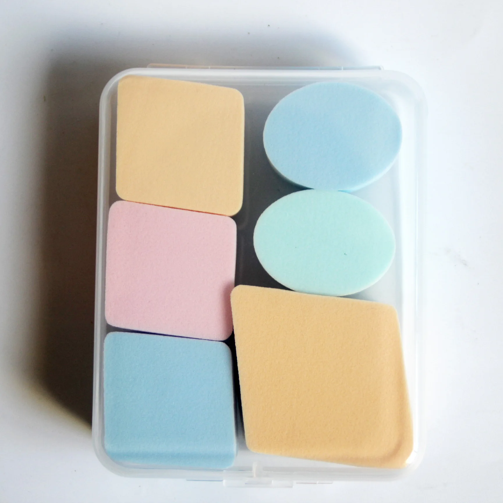 6 шт./компл. губка аппликатор для нанесения пудры на лицо случайного цвета