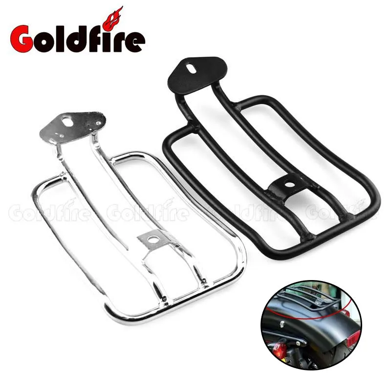 Мотоциклетные задние сиденья Solo подходит багажная полка для Harley XL Sportsters 883 XL1200