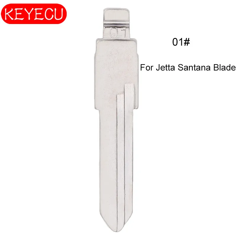 KEYECU 10 шт./лот KEYDIY Универсальные пульты Flip Blade 01 # HU49 для Audi Skoda VW | Автомобили и