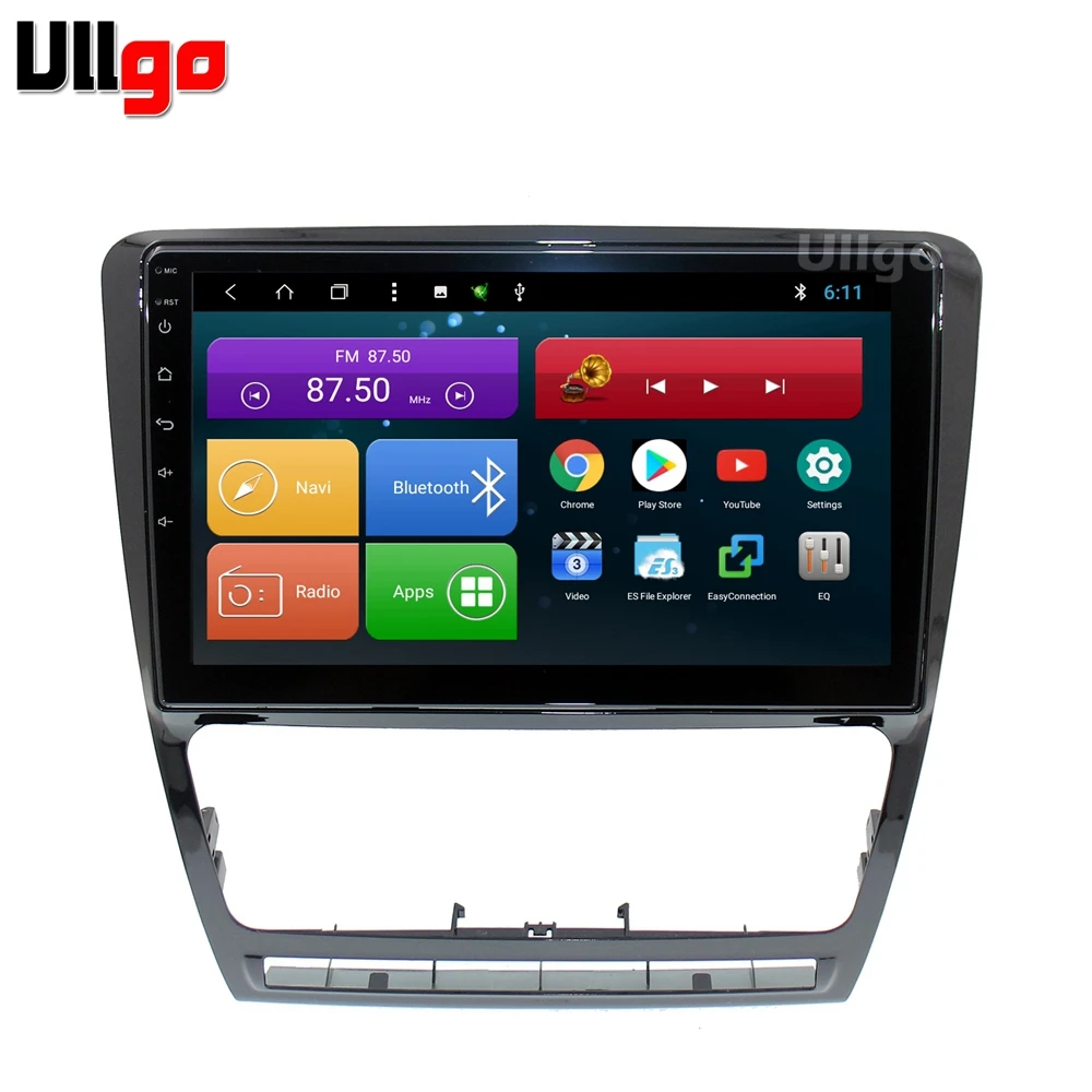 Головное устройство для Skoda Octavia A5 Yeti 4 Гб ОЗУ + 64 ПЗУ Android 8 1 DVD GPS с BT 4G LTE RDS Mirror