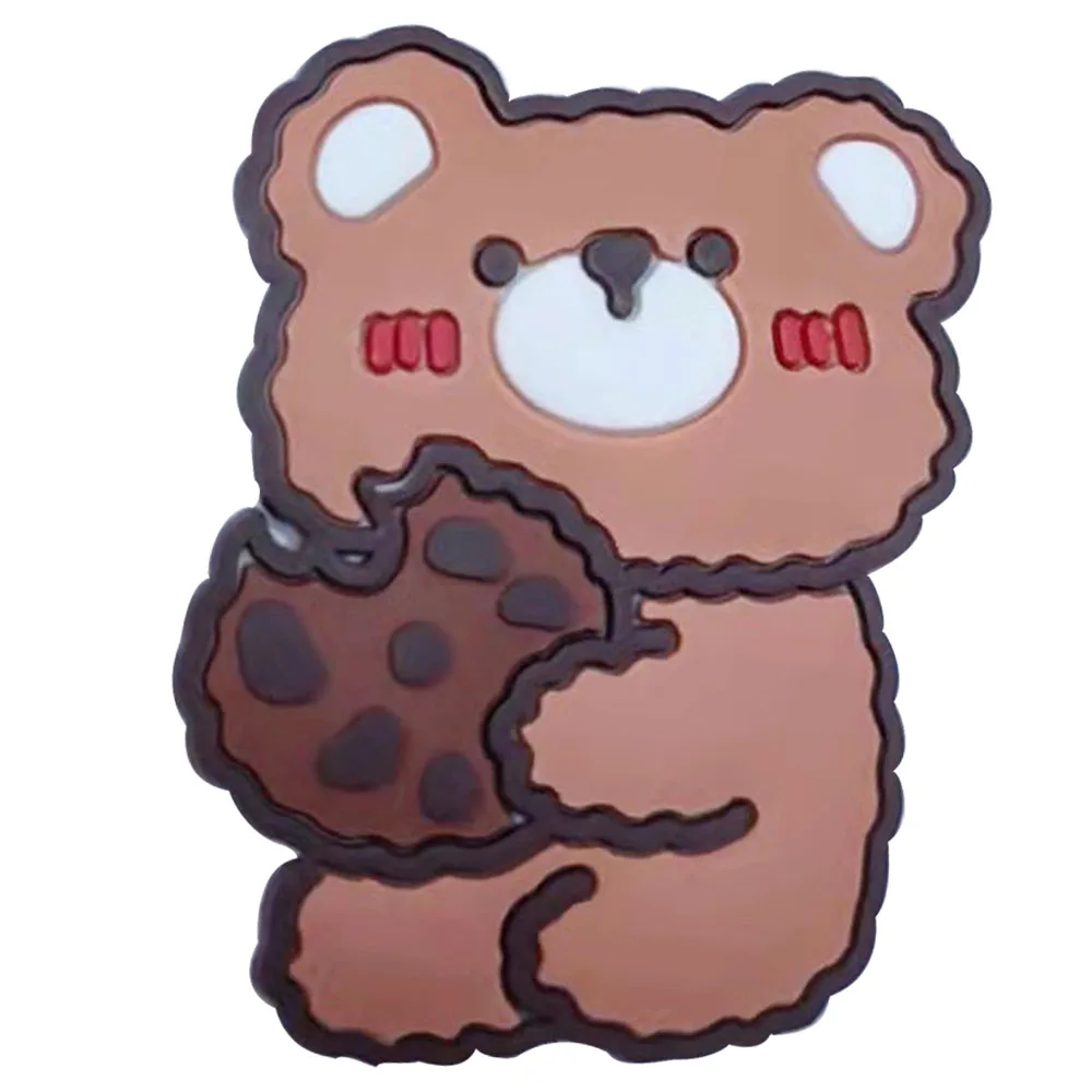 Одиночная распродажа 1 шт. подвески для обуви из ПВХ в виде медведя кролика утки