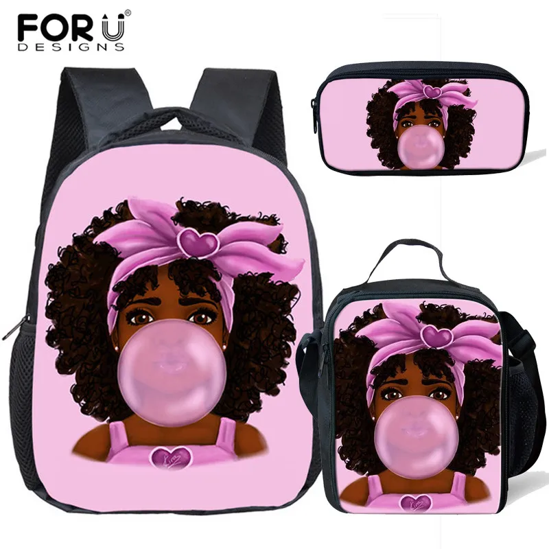 3 шт./компл. маленький рюкзак для девочек в африканском стиле детского сада