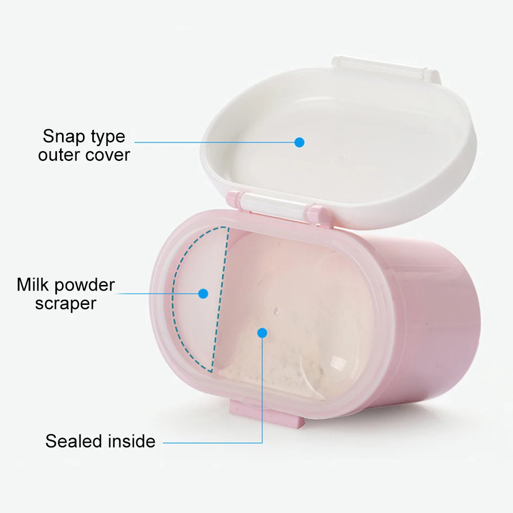 Baby Food Milk Powder Dispenser Toddler Sealed Organizer Portable Formula Large Capacity Storage Box Travel Bottle Container | Мать и