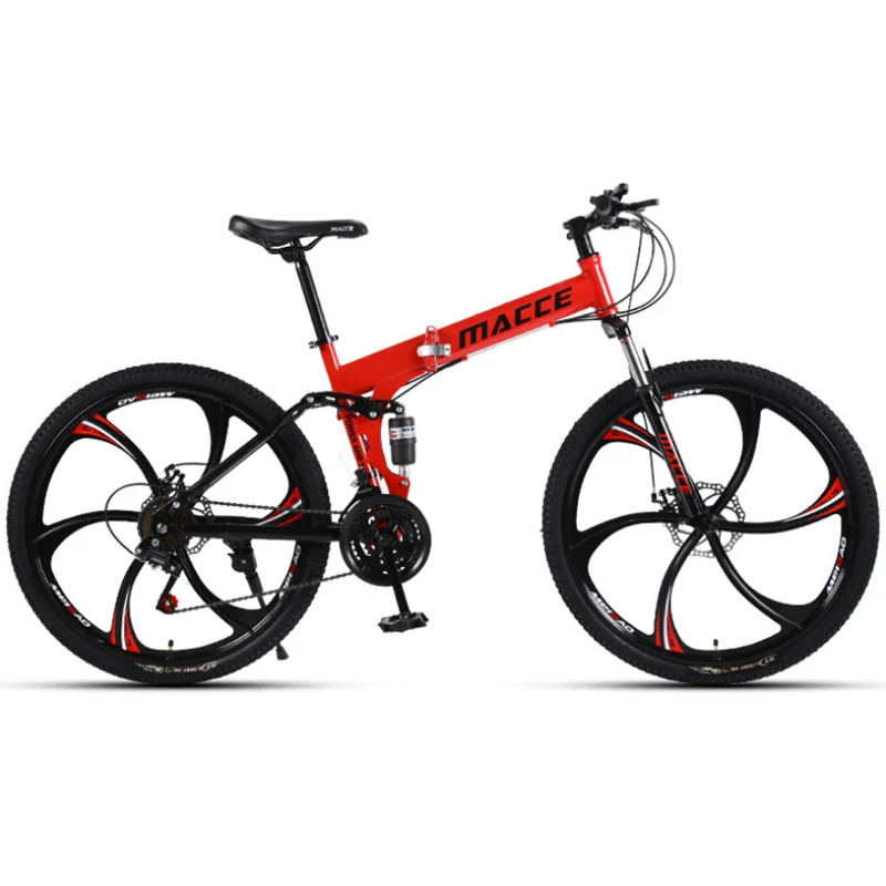 Горный велосипед с рамой из углеродистой стали колесо 24/26 дюйма Скорость 21/24/27 для