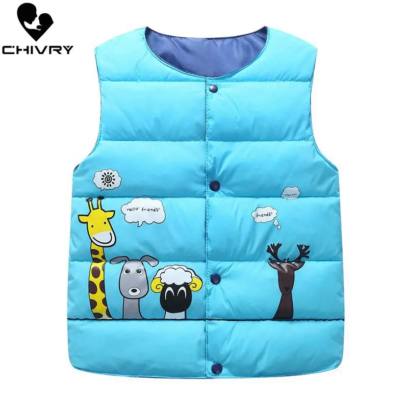 Осень-зима 2019 новый шерстяной жилет без рукавов для мальчиков и девочек куртка с