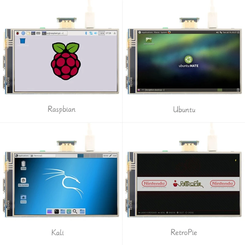 4 0 дюймов ЖК HDMI пресс экран дисплей TFT панель модуль 480x320 для Raspberry Pi 4B 3 Model B/B