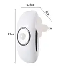 PIR датчик движения, Ночной светильник, управление, умный Ночной светильник, холодный белый корпус, индукция, мини лампа, плагин для спальни, для помещений, лестницы, лампа