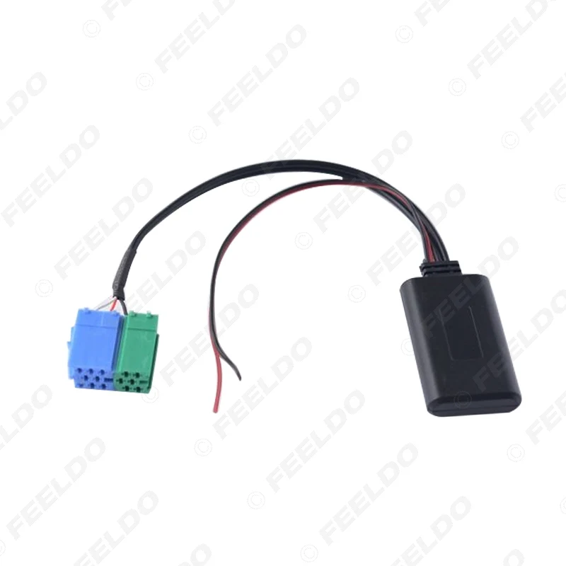 

FEELDO Car 6+8Pin Radio CD Changer Aux-In Bluetooth Module Audio Adapter for Fiat Bravo UP 2007 Visteon Radio Aux Cable #HQ2460