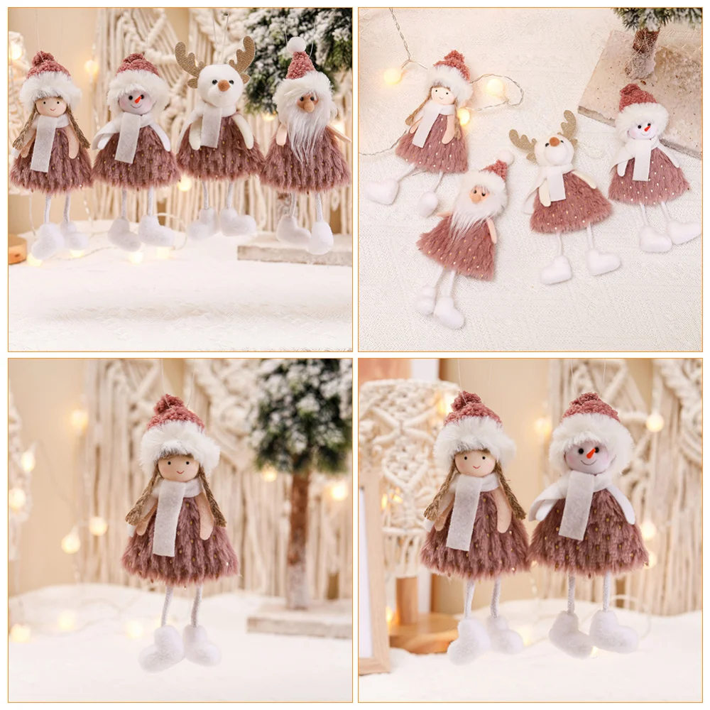 

Christmas Tree DIY Decoration Creative Plush Decorative Pendant for Eve