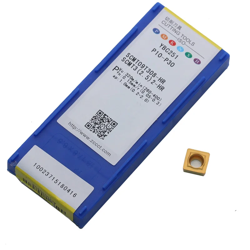10 шт. SCMT120408 HR SCMT09T304 HM YBC251 YBC252 высококачественные карбидные вставки ЧПУ Токарный станок Поворотная лопасть резак инструмент для стали
