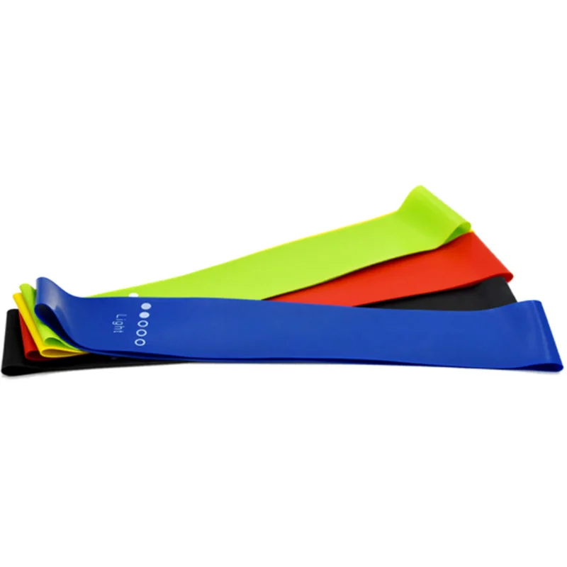 5 шт./компл. эластичных лент на вытяжная петля ремешок Спортивные Фитнес Йога