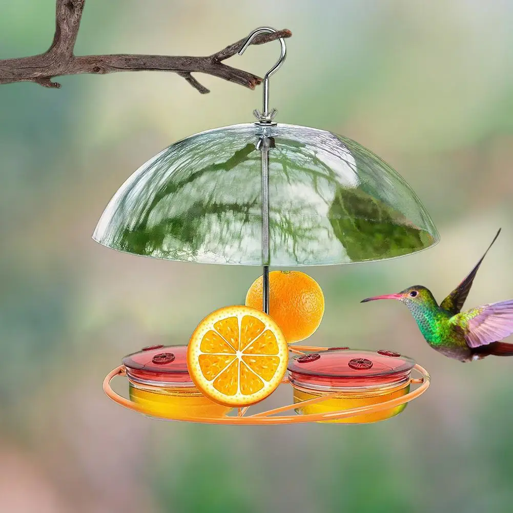 

Кормушка Для Колибри, металлическая кормушка для птиц с защитой от крыс, садовая декорация, уличная подвесная кормушка для воды, миска для к...