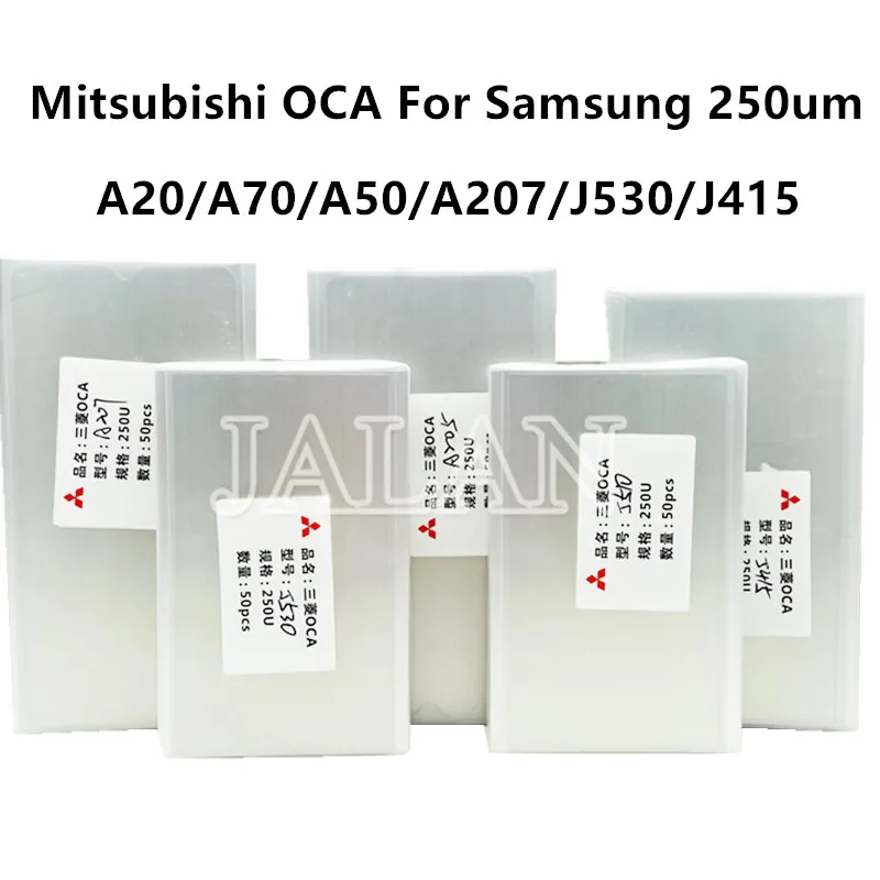 Пленка для Samsung A202 A207 A20 A20s A20E A30s A70 M10 M20 M30 J415 J510 J530 OCA клеевое стекло ремонта ЖК