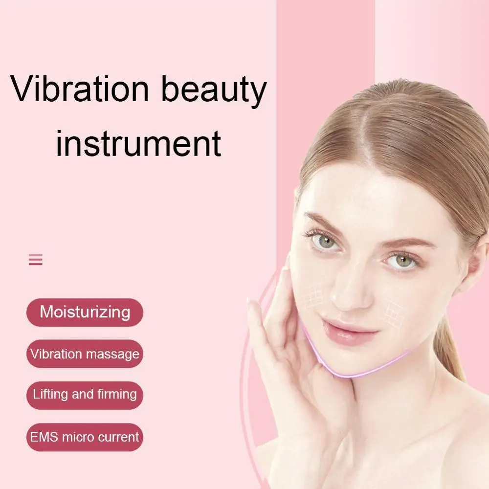 

Chin V-Line Up Lift Belt Machine LED Photon Therapy Lifting Device Face Slimming Vibration Massager V-Face Care