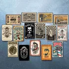 Потертый парикмахерский клуб кухня металлический жестяной знак настенное украшение таблички для ресторана Туалет Blechschild Железный художественный плакат фрески