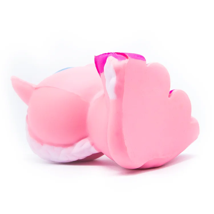 Мягкие медленно растущие мягкие игрушки милые Kawaii Jumbo большой розовый единорог мультфильм животных мягкие игрушки Jumbo