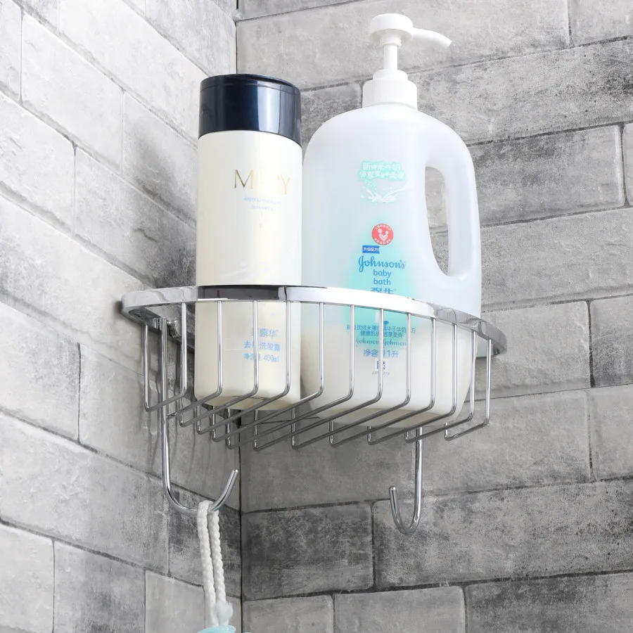 Угловая полка для ванной комнаты полки из нержавеющей стали настенная угловая