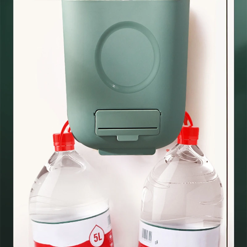 13 л складной контейнер для мусора кухонный шкаф дверь настенный хранения в