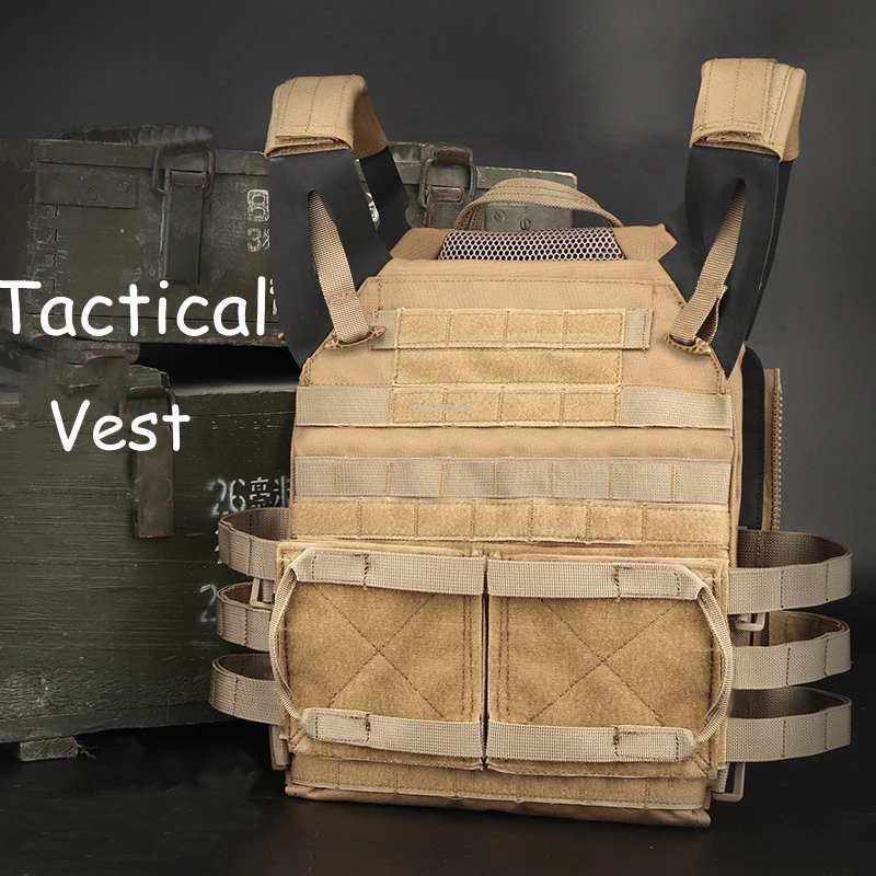 

Молл военный жилет для стрельбы J P C тактический боевой жилет CS Wargame пластина Перевозчик жилет на открытом воздухе охотничий жилет безопасно...