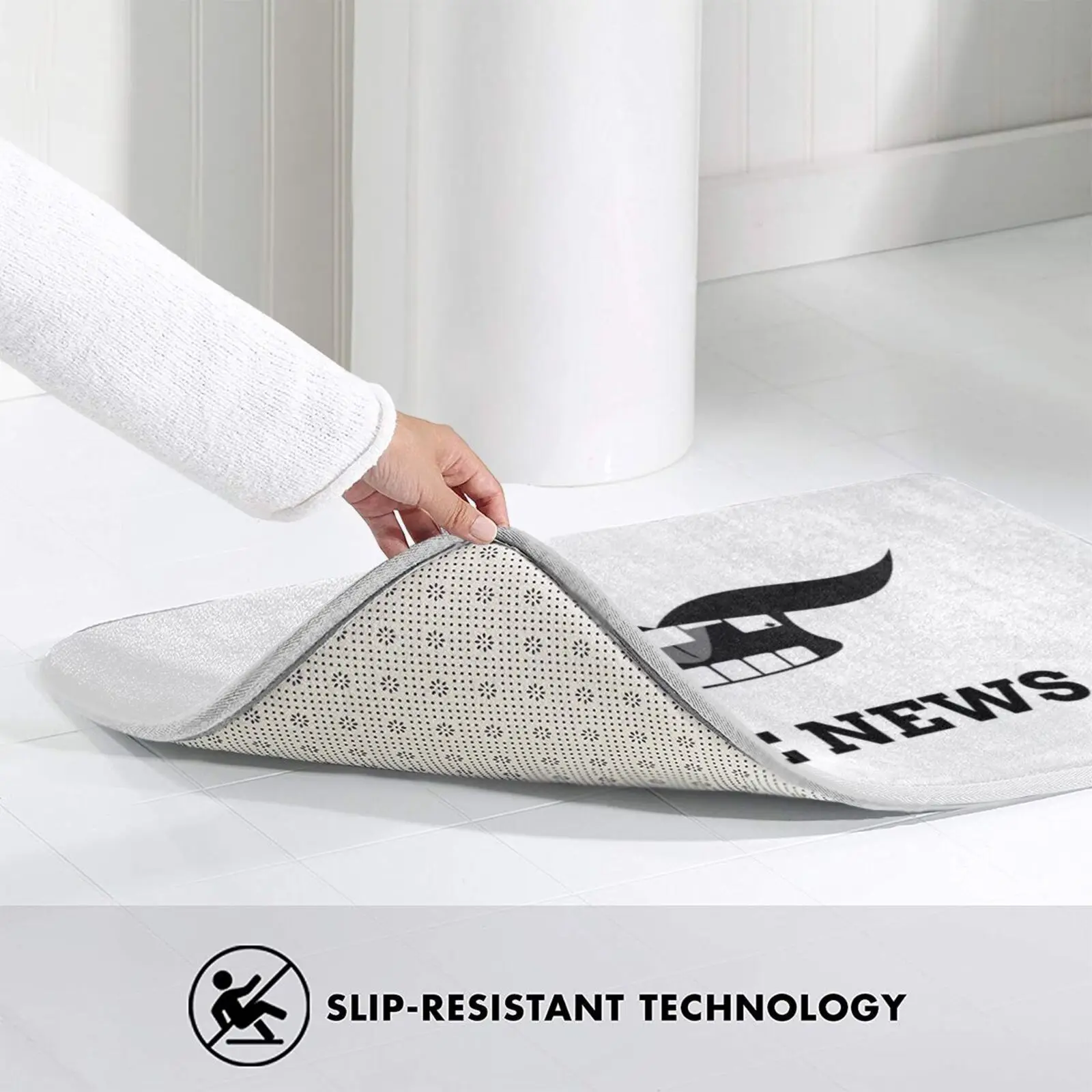 Белые поддельные новости коврик для лица подушка мягкие Нескользящие Трампа |