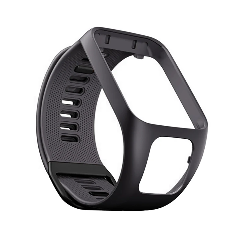 Серый Ремешок на запястье для TomTom 2 3 Runner Spark музыка замена Браслет мягкий браслет для часов силиконовый ремень часы Браслет аксессуар - Цвет ремешка: Серый