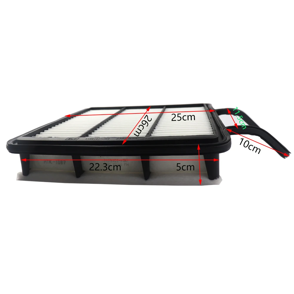 Автомобильный воздушный фильтр двигателя для GREAT WALL H5 Great Wall Hover 09 2.0L / 4G63 2.4L 4G69 Green