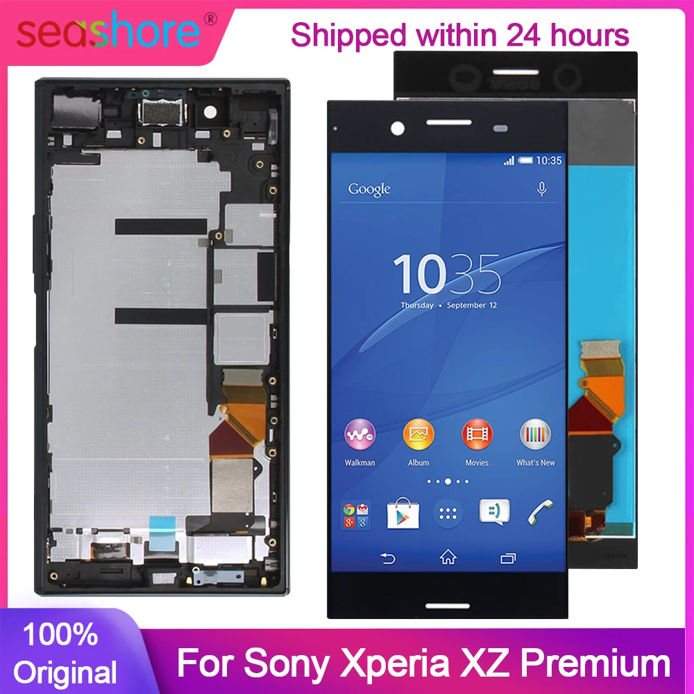 

Оригинальный дисплей для SONY Xperia XZ Премиум ЖК-дисплей для XZ премиум сенсорный экран дигитайзер Запасные части G8141 G8142