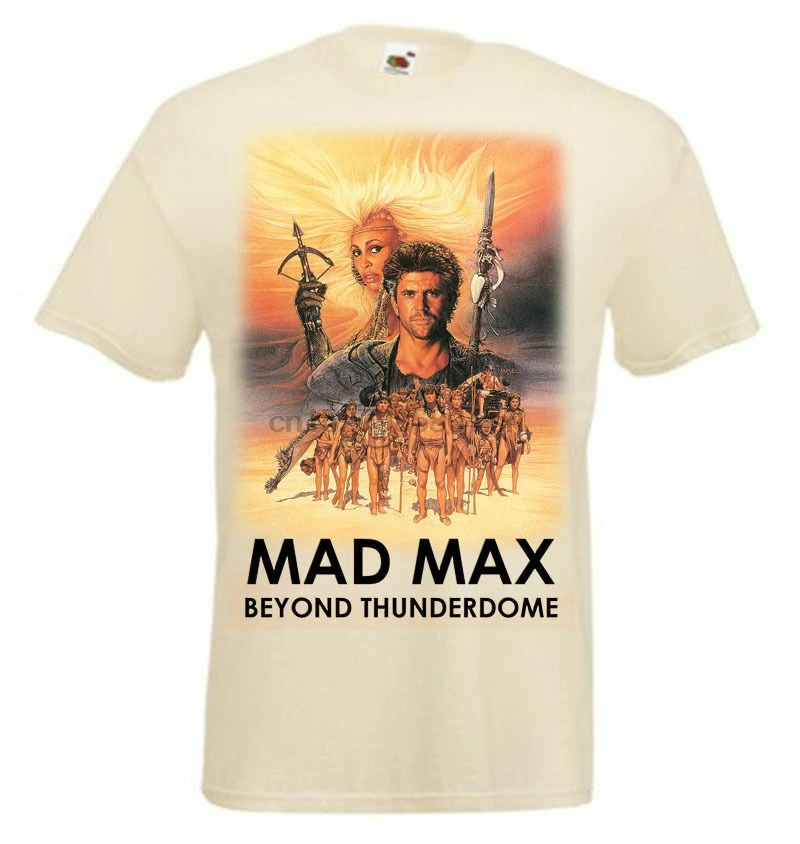 MAD MAX 3 Beyond Thunderdome фильм постер футболка натуральный все размеры | Мужская одежда