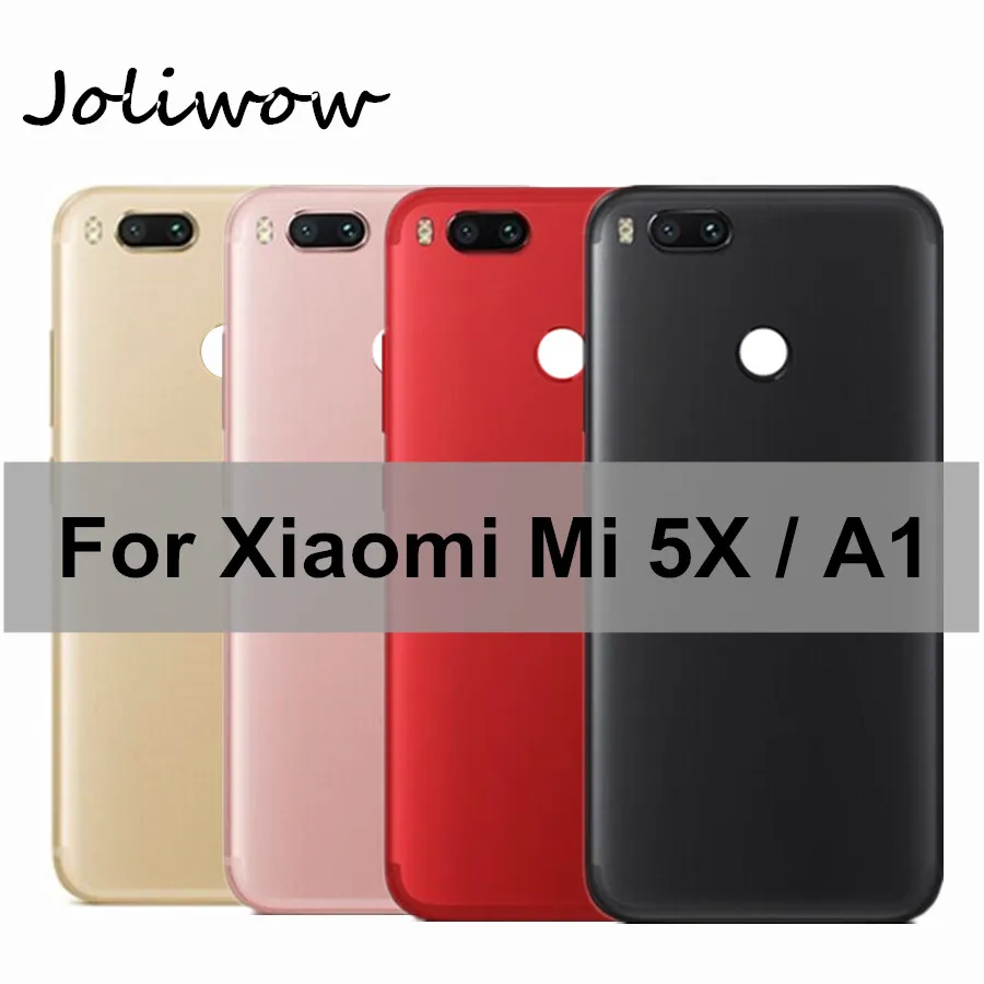 Задняя крышка аккумулятора для Xiaomi Mi A1 задняя корпуса 5X с кнопкой регулировки