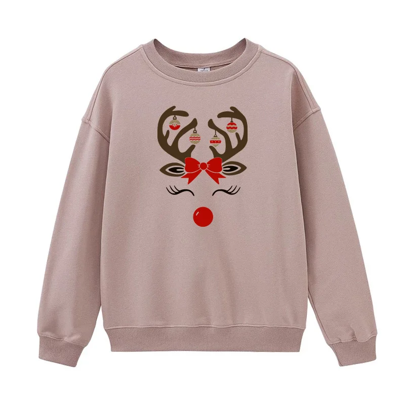 Рождественские пластыри с оленем для одежды пары самодельные футболки худи