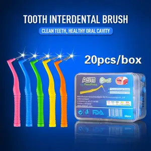 20 шт., Ортодонтические зубные щетки