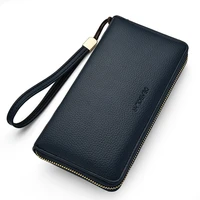 mens wallet clutch bag billeteras para hombre mens wallet man purse leather genuine luxury carteira masculina couro 2021