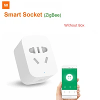 xiaomi mijia zigbee smart plug app control socket wifi control switches timer plug for android ios for mi home app without box