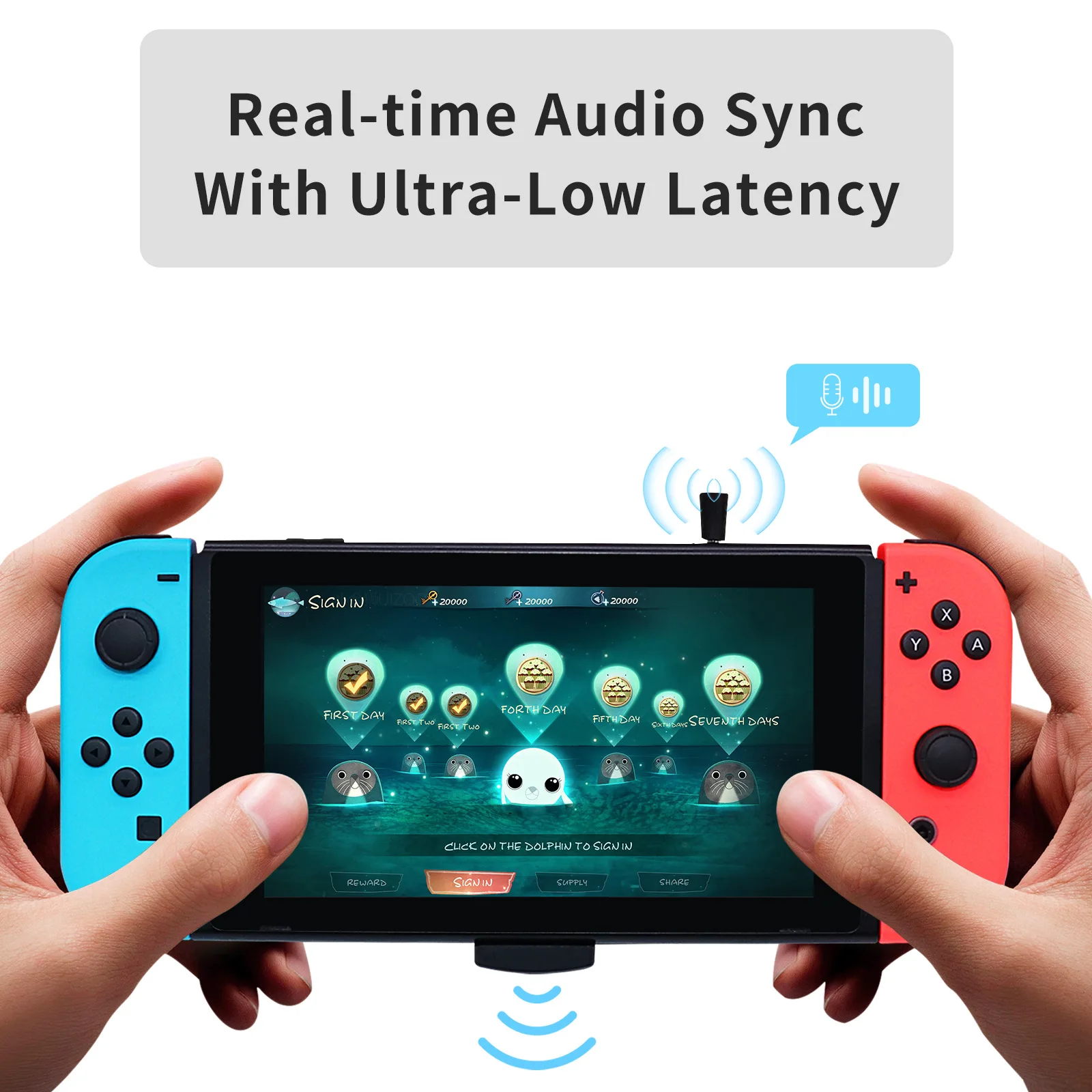 Беспроводной USB Type-C Bluetooth адаптер аудиоресивер VF передатчик для Sony PS5 PS4 Консоль