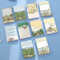 60 sheets cartoon kawaii cute memo pad bookmarks notepaper page flags loose leaf tab school supplies office stationary