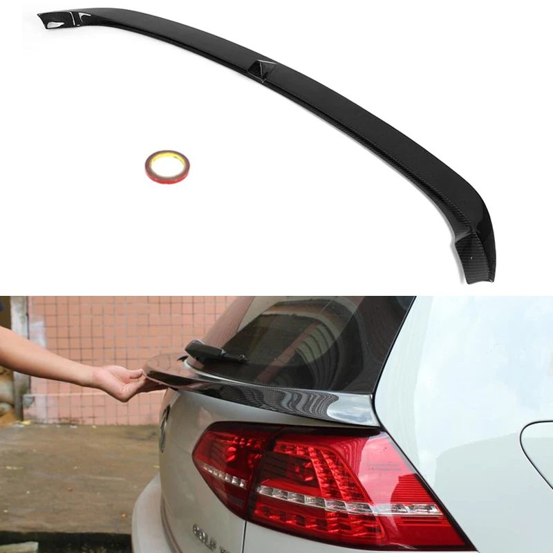 

MK7 R Carbon Fiber Rear Roof Trunk Wing Spoiler for Volkswagen Golf 7 VII MK 7 R & R-Line & GT-i Model 2014 - 2018
