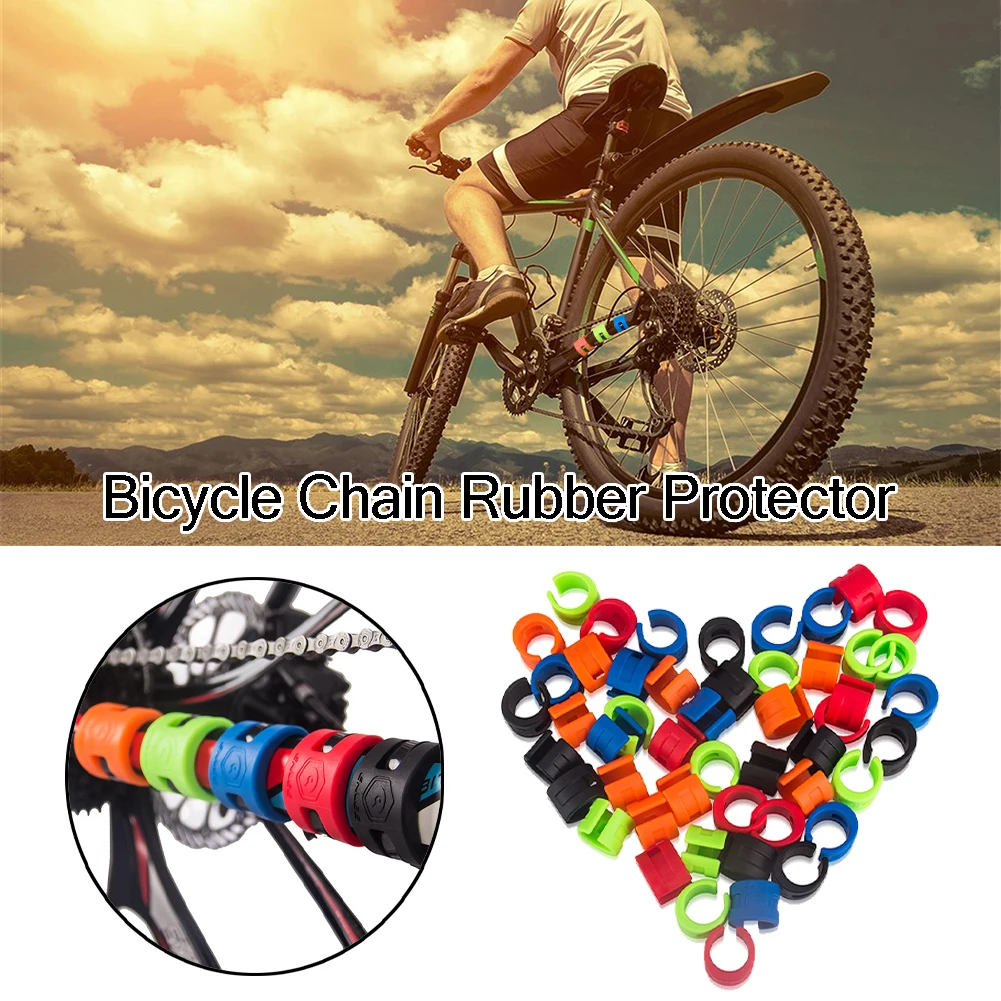 Защитная Наклейка для велосипедной цепи дорожный велосипед задняя вилка защита