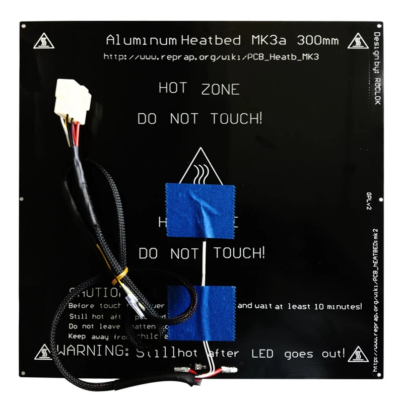 Детали 3D принтера тепловая кровать сделай сам набор 330x330 мм Стандартная