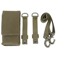 military tactical pocket outdoor sports belt waist bag coin purse bag suitable for 6 inch big screen mobile phone pouch