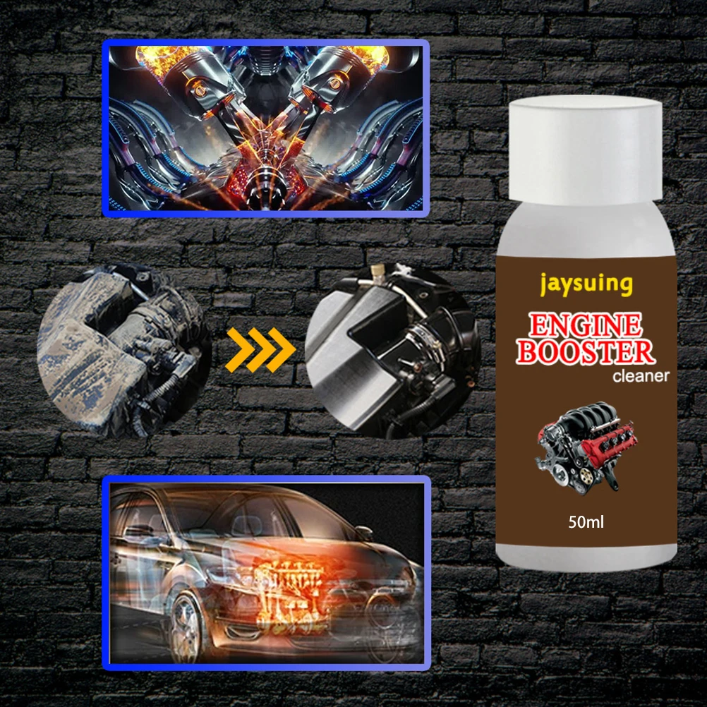 

50ml Powerful Engine Booster Cleaner Portable Engine Compartment Cleaner Catalytic Converter Cleaning Agent for Car Vehicle