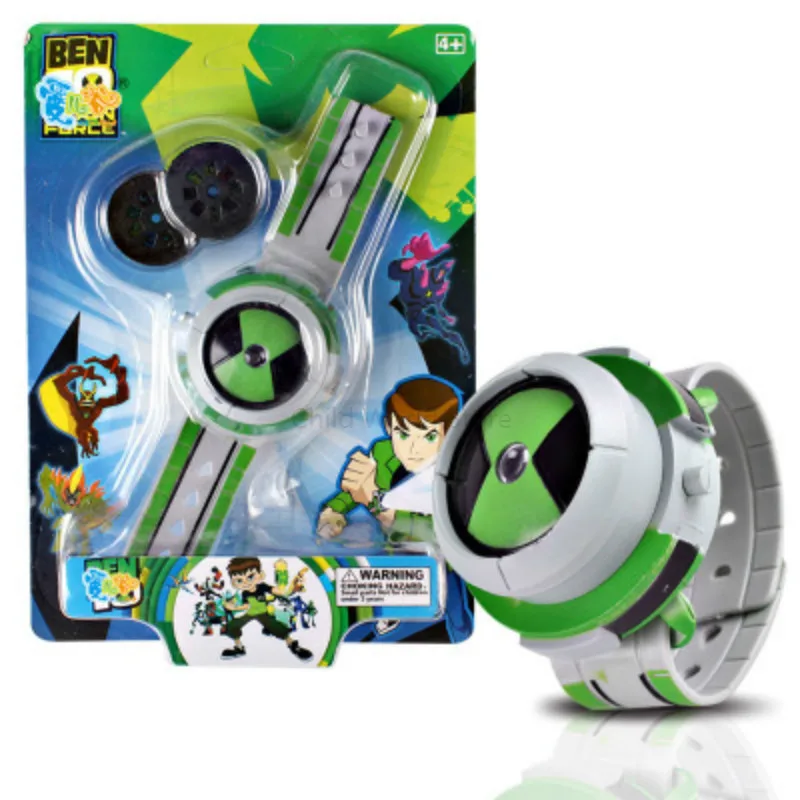 Часы Ben 10 часы с 3d проектором японские оригинальные детские для игрушек Ben10