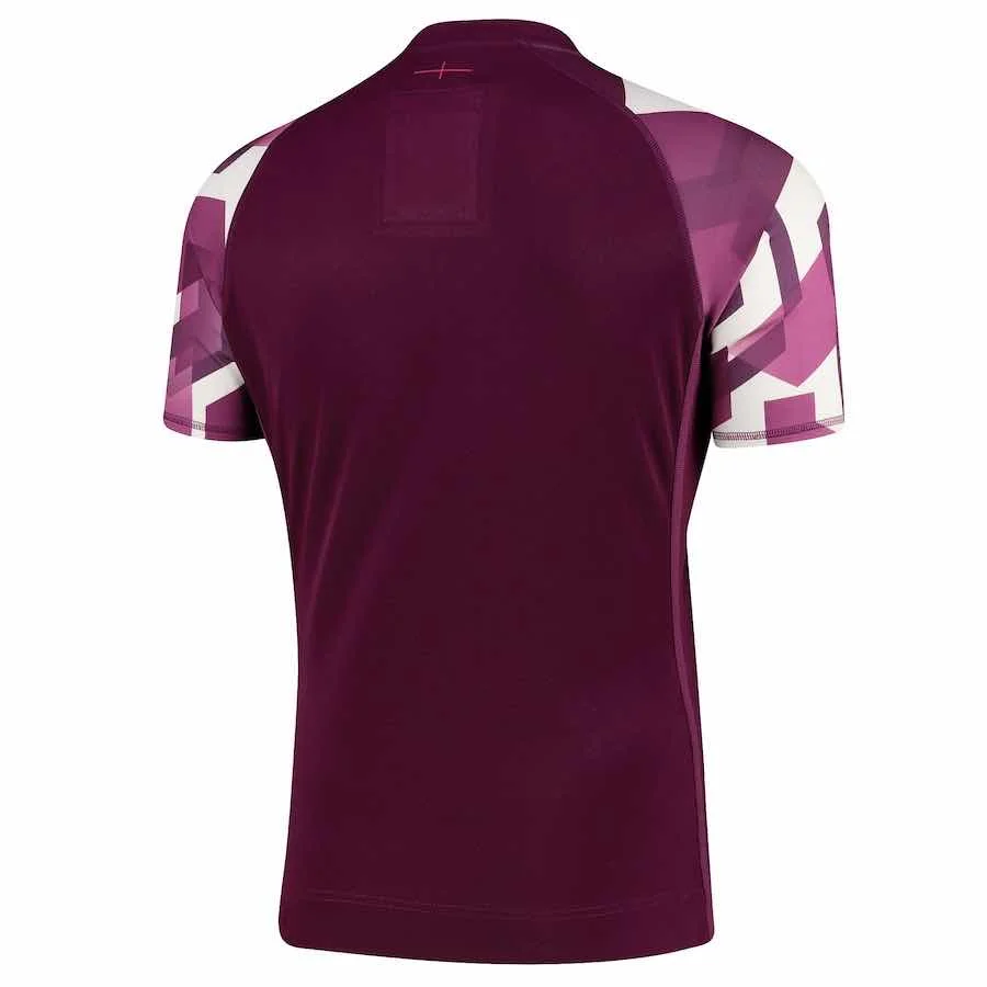 

2021 England Rugby Training Clothes Men's Jersey Sport Shirt S-5XL