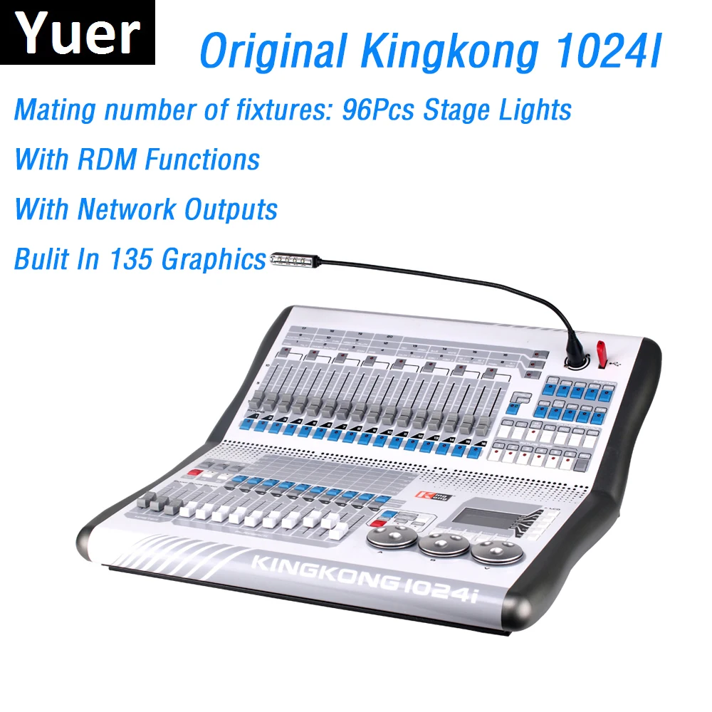 Kingkong 1024I DMX светильник s контроль Лер 1024 DMX512 контроль 96 шт. сценический светильник s Профессиональный Dj диско светодиодный светильник