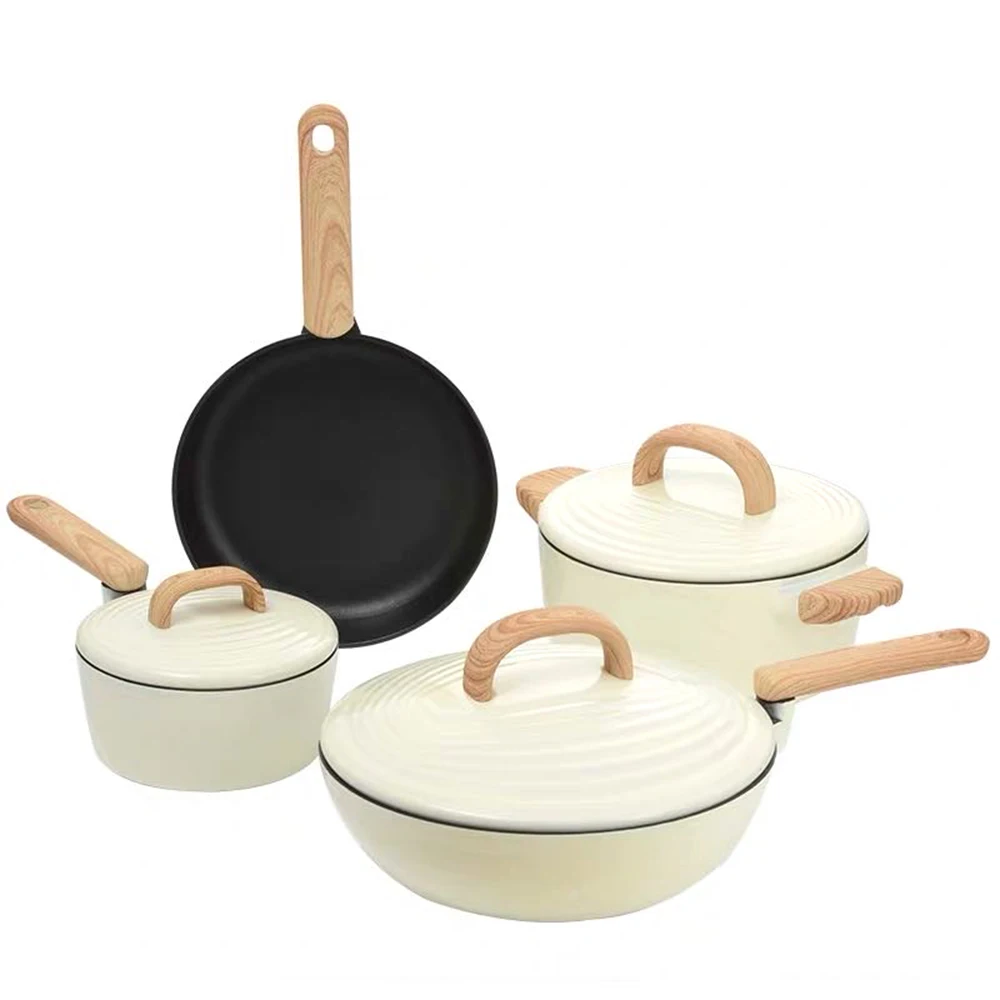 Кухонная утварь 3 4 шт. антипригарная сковорода кухонная комбинированная плита