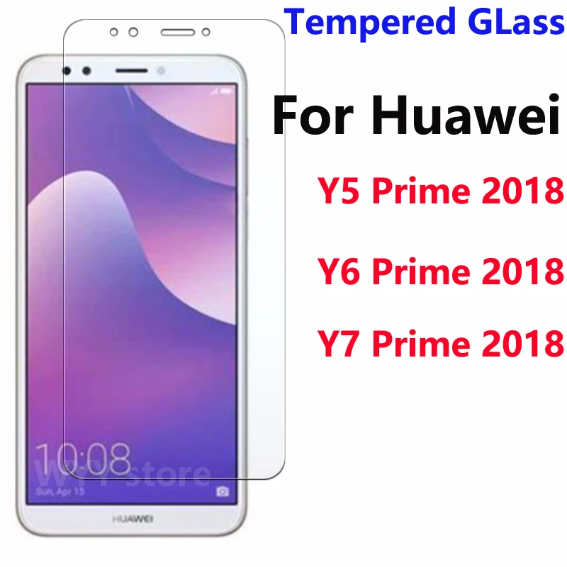 Защитное стекло для Huawei Y6 Prime 2018 закаленное Y7 Y5 prime Y 5 6 Защитная пленка экрана 7y 5y