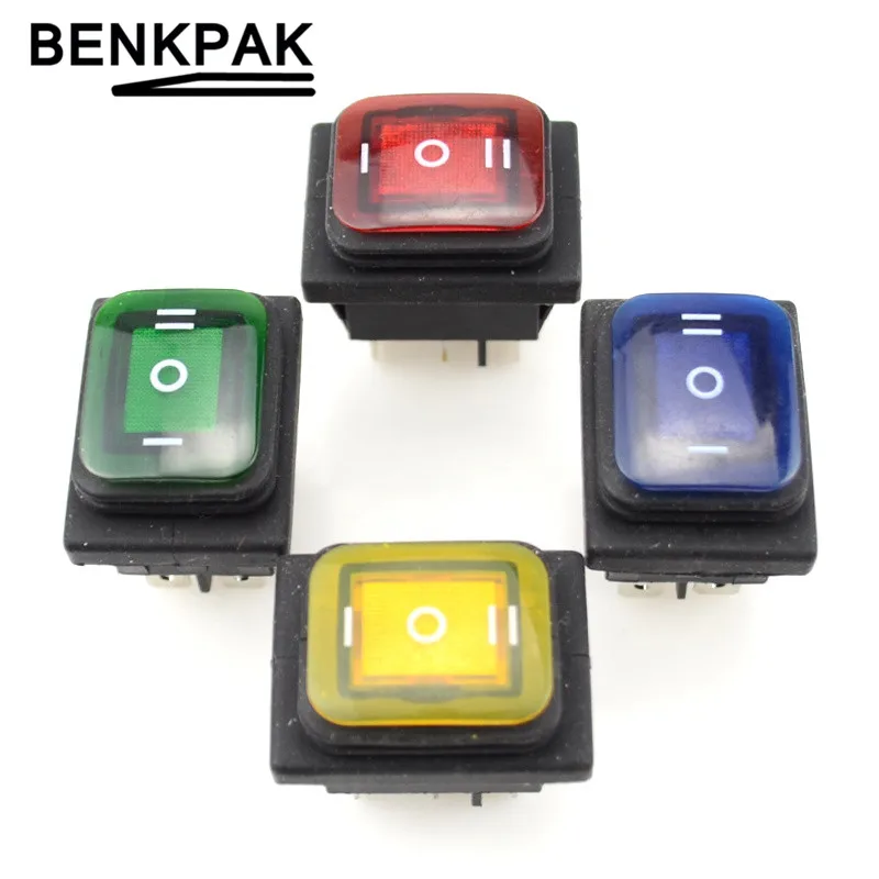 12v светодиодный Водонепроницаемый 6Pin перекидной переключатель 3 позиции