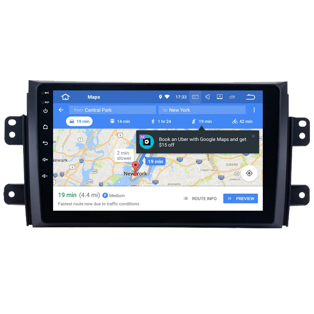 Автомобильный GPS-навигатор RoverOne для Suzuki SX4 2006 - 2012 сенсорный экран Android 10 Радио