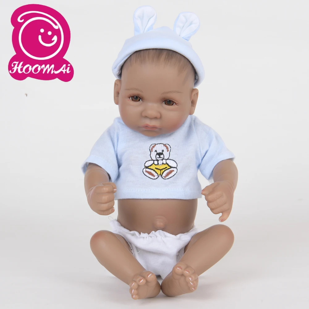 Мини Bebe Reborn Baby Dolls полностью силиконовые виниловые реборн Младенцы 10 дюймов