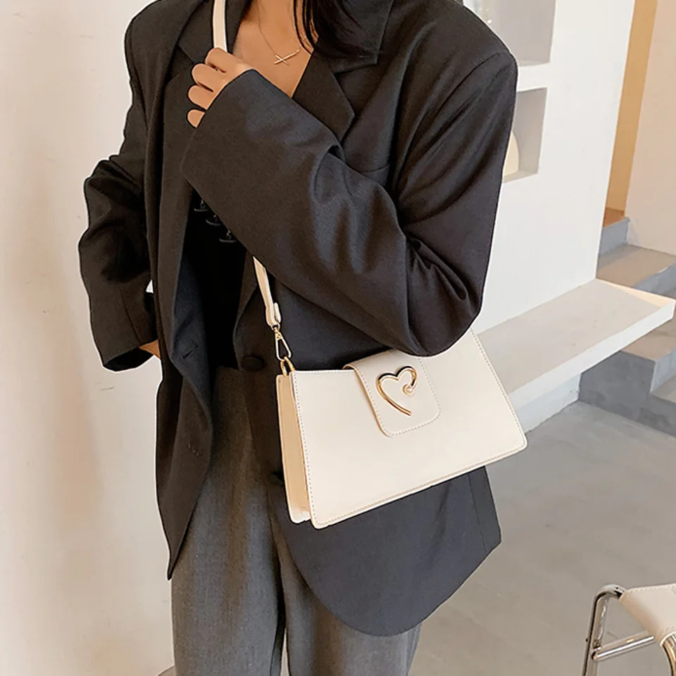 

Simple Mini Hand Bags for Women 2021 Fashion PU Leather Crossbody Bag Ladies Tote Vintage Small Shoulder Bag Handbags and Purses